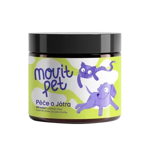 MOVIT ENERGY PET Péče o játra s příchutí masa 100 tablet