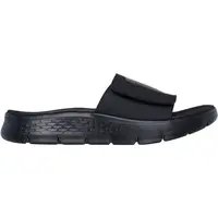 Skechers GO WALK FLEX - SANDBAR Pánske šľapky, čierna, veľkosť