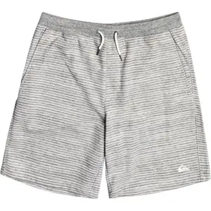 Quiksilver BAYRISE M Pánske teplákové kraťasy, sivá, veľkosť