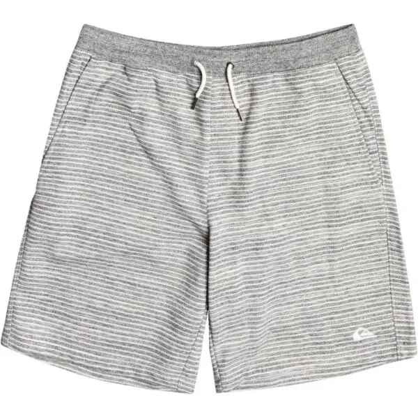 Quiksilver BAYRISE M Pánske teplákové kraťasy, sivá, veľkosť