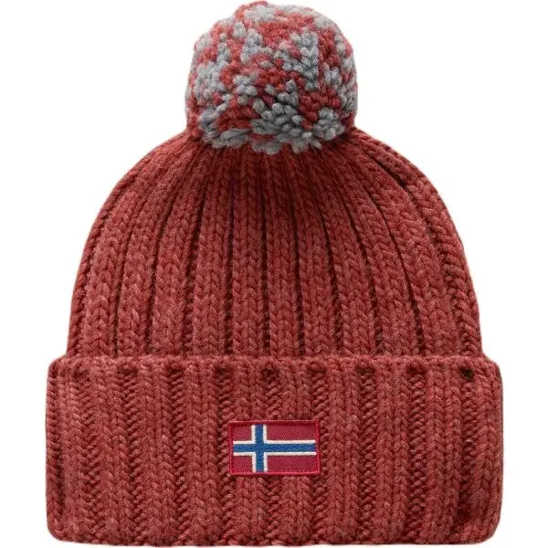 Napapijri SEMIURY 4 Zimná čiapka, červená, veľkosť UNI