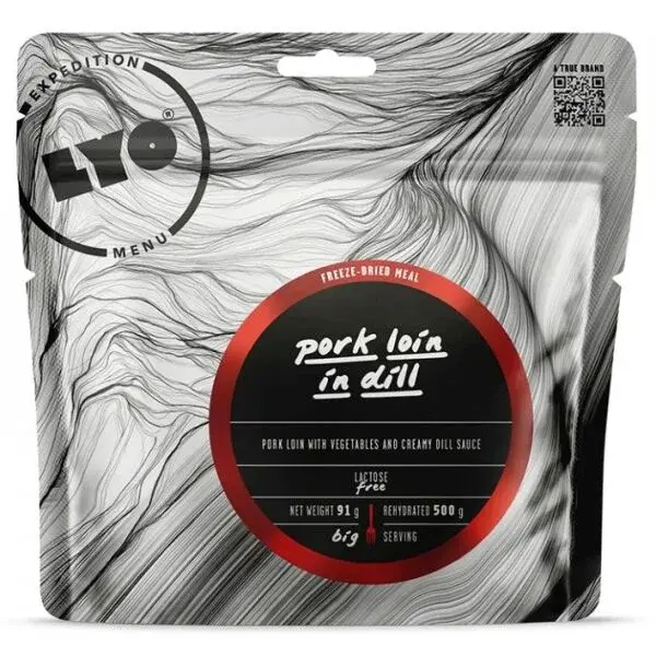 LYO BRAVČOVÉ S KÔPROVOU OMÁČKOU A ZEMIAKMI 500g Expedičná strava, dummy, veľkosť