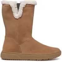 Geox J THELEVEN WPF A Dievčenská vychádzková obuv, hnedá, veľkosť