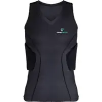 GAMEPATCH PADDED SHIRT PRO Kompresné unisex tričko, čierna, veľkosť