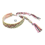 Cotton Braided Wave Pattern Cord Bracelet