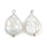 Natural Freshwater Pearl Keshi Pearl Pendants