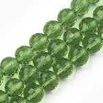 Transparent Glass Bead Strands