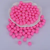 Round Silicone Focal Beads