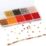 1300Pcs 10 Styles Glass Beads