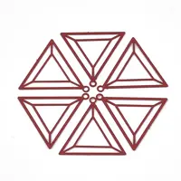 430 Stainless Steel Filigree Pendants