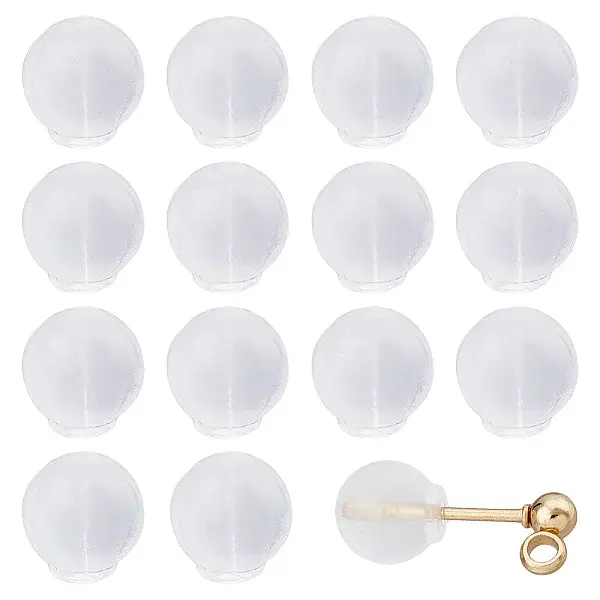 120Pcs Plastic Full-covered Ear Nuts