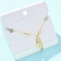 Brass Micro Pave Clear Cubic Zirconia Charm Bracelets for Women