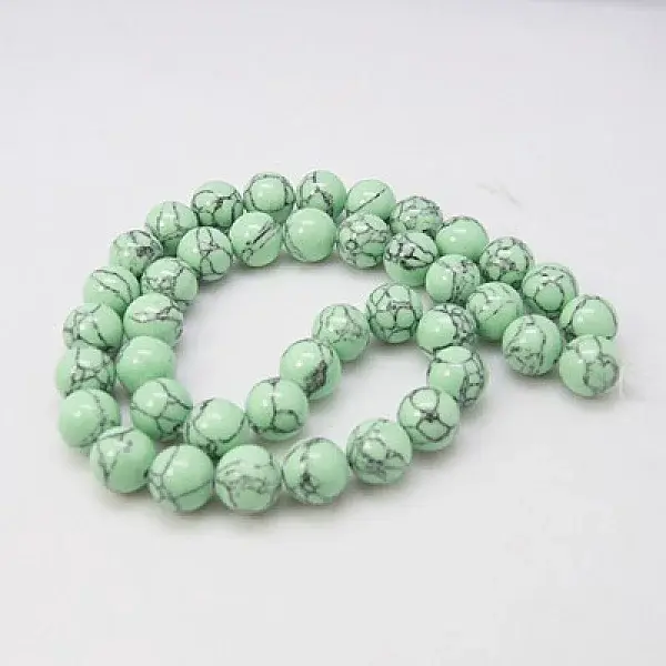 Synthetic Turquoise Beads Strands