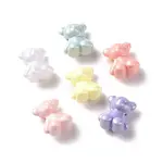 Opaque Acrylic Glitter Beads