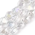 Electroplate Glass Beads Strands