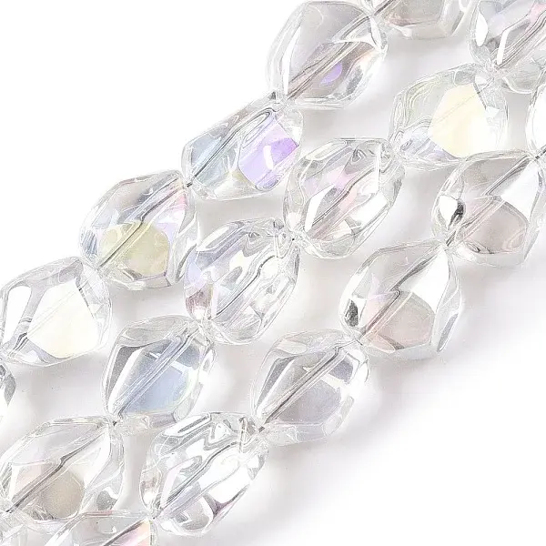 Electroplate Glass Beads Strands