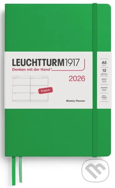 Weekly Planner 2026 Medium (A5) Spring Leaf,Weekly Planner 2026 Medium (A5) Spring Leaf