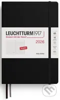 Daily Planner 2026 Medium (A5) Black - tečkovaný