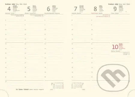 Týdenní diář 2026 A5 Nebrasca modrý - kniha z kategorie Zápisníky, kalendáře