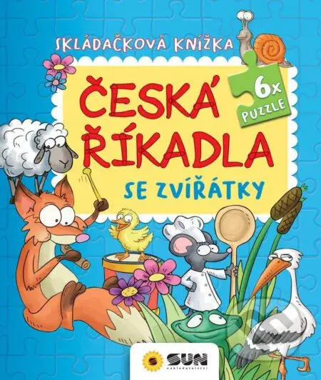 Česká říkadla se zvířátky puzzle - Skládačková knížka - kniha z kategorie Pohádky