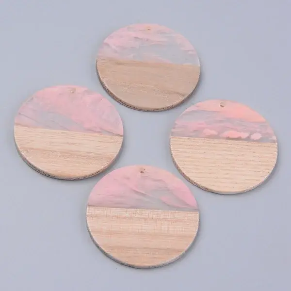 Resin & Wood Pendants