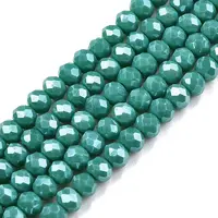 Electroplate Glass Beads Strands