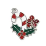 Christmas Theme Alloy Enamel Pendants