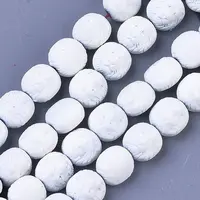 Spray Painted Non-magnetic Synthetic Hematite Beads Strands