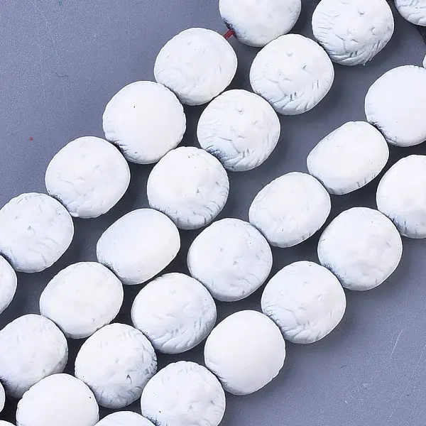 Spray Painted Non-magnetic Synthetic Hematite Beads Strands