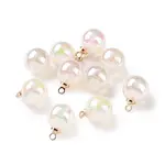 UV Plating Rainbow Iridescent Acrylic Pendants