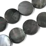 Natural Black Lip Shell Beads Strands