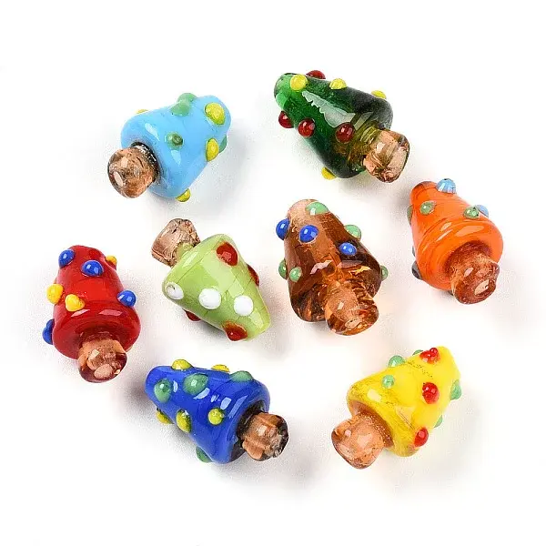 Handmade Lampwork Bumpy Beads