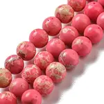 Synthetic Imperial Jasper Dyed Beads Strands