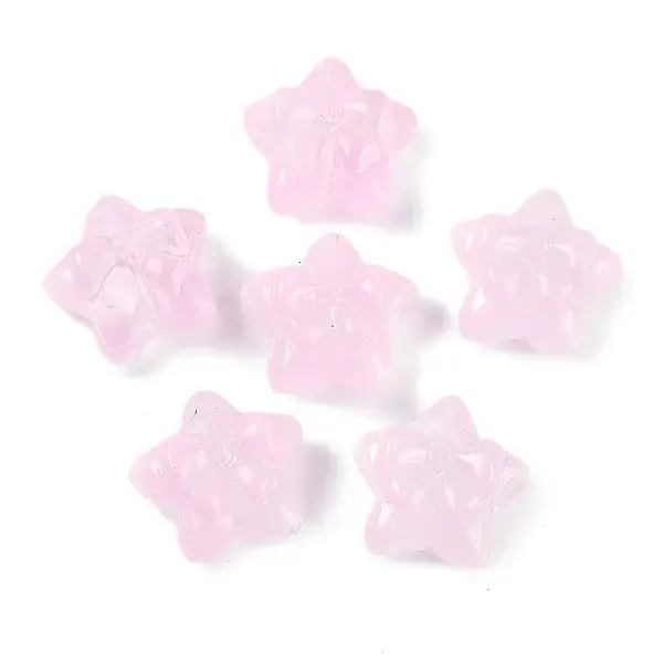 Transparent Spray Paint Glass Beads