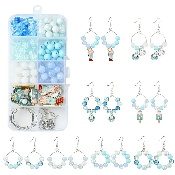 Acrylic Bead DIY Earring Making Kits
