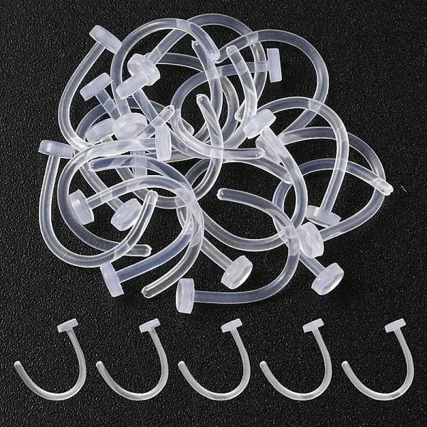 Acrylic L-Shaped Nose Ring