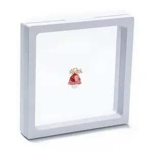 Square Transparent PE Thin Film Suspension Jewelry Display Stands