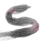 Transparent Gradient Color Glass Beads Strands