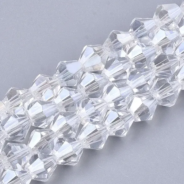 Electroplate Glass Beads Strands