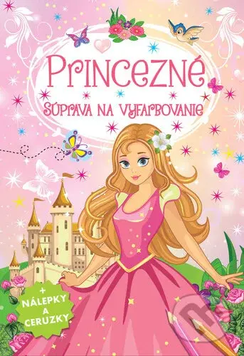 Princezné súprava na vyfarbovanie - kniha z kategorie Omalovánky