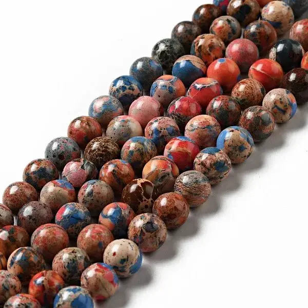 Natural Imperial Jasper Beads Strands