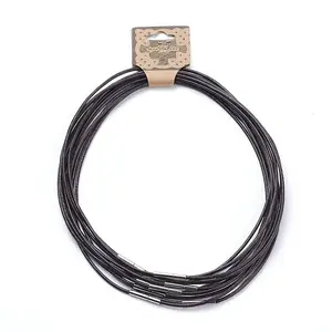 Cowhide Leather Cord Necklace Making