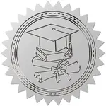 12 Sheets PET Adhesive Wax Seal Stickers