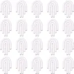 20Pcs Handmade Polymer Clay Pendants