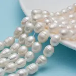 Natural Cultured Freshwater Pearl Beads Strands Rice