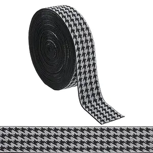 10 Yards Flat Nylon Jacquard Elastic Cord