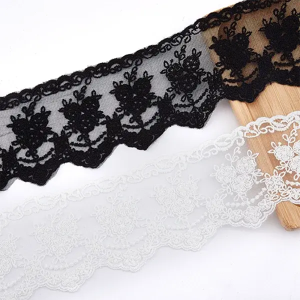 8 Yards 2 Colors Cotton Lace Trims