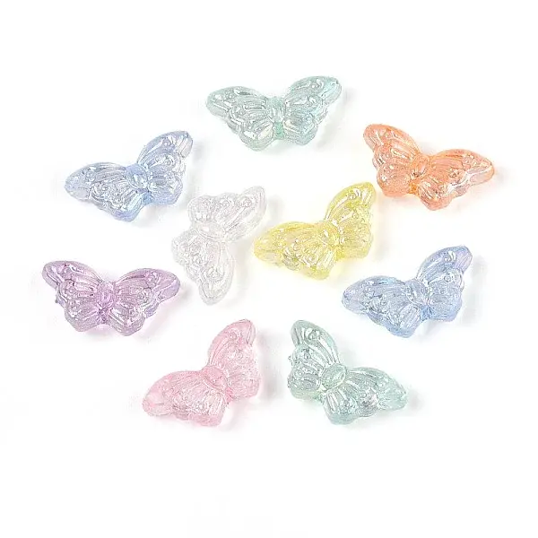 UV Plating Transparent Acrylic Beads