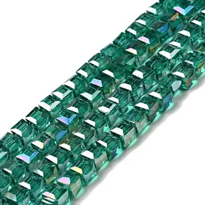 Electroplate Glass Beads Strands