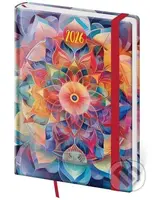 Denní diář 2026 A5 Vario Kaleidoscope s gumičkou